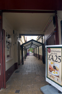 High Street Entrance to Rose Yard May 2009